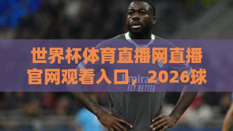 世界杯体育直播网直播官网观看入口，2026球迷必备指南