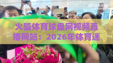 火狐体育球盘网视频直播网站：2026年体育迷的终极观赛指南