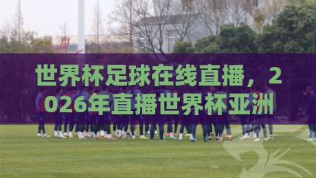 世界杯足球在线直播，2026年直播世界杯亚洲区高清比赛直播网实测指南