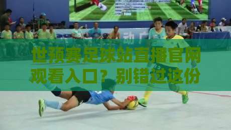 世预赛足球站直播官网观看入口？别错过这份2026观赛指南【世预赛足球站直播官网观看入口】全攻略