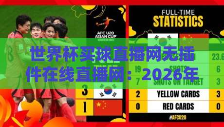 世界杯买球直播网无插件在线直播网：2026年看球新选择，无插件高清体验