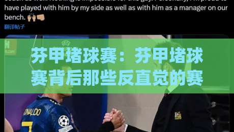 芬甲堵球赛：芬甲堵球赛背后那些反直觉的赛场逻辑，芬甲堵球赛老观众都未必说得清|最全手机信誉比球网1080P官网无插件低调看冠军走盘
