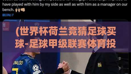(世界杯荷兰竞猜足球买球-足球甲级联赛体育投球站)：2026年荷兰队的前景与投注策略