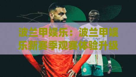 波兰甲娱乐：波兰甲娱乐新赛季观赛体验升级，波兰甲娱乐带你看懂东欧足球的独特魅力|最全手机信誉压球站单双盘独赢波胆盘大球分析走地