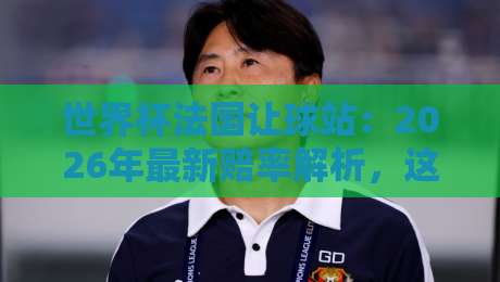 世界杯法国让球站：2026年最新赔率解析，这些坑你别踩！