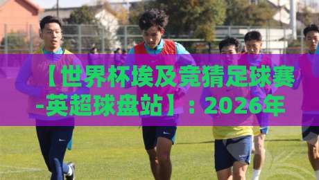 【世界杯埃及竞猜足球赛-英超球盘站】: 2026年玩转竞猜的实战指南