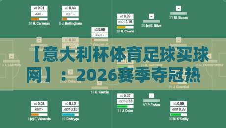 【意大利杯体育足球买球网】:2026赛季夺冠热门与投注策略全解析 【意大利杯体育足球买球网】:2026赛季夺冠热门与投注策略全解析