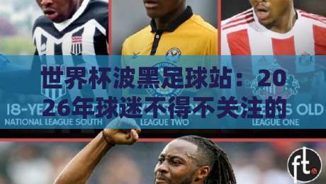 世界杯波黑足球站：2026年球迷不得不关注的巴尔干足球新势力